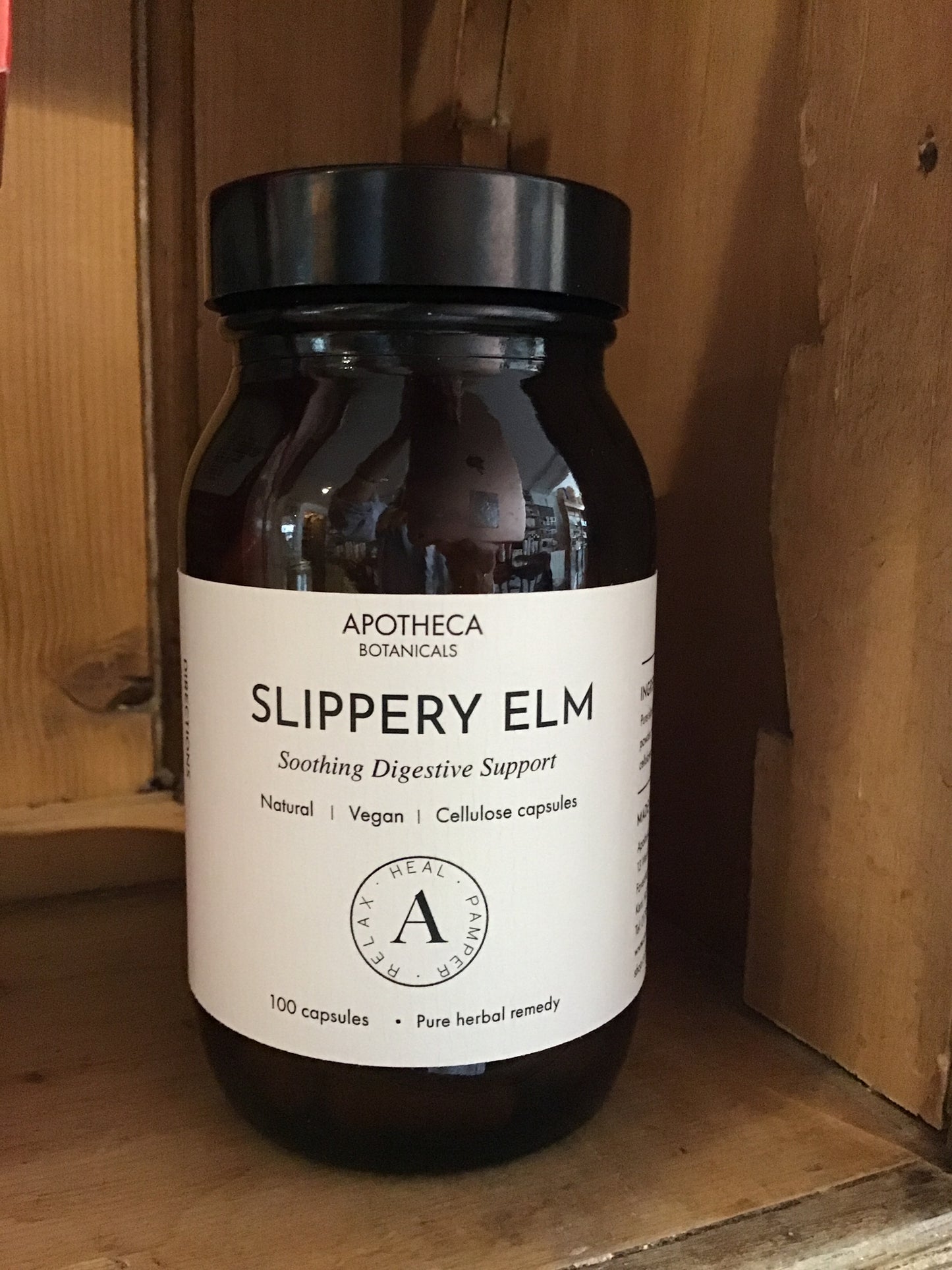 Apotheca Slippery Elm Capsules - 100 capsules