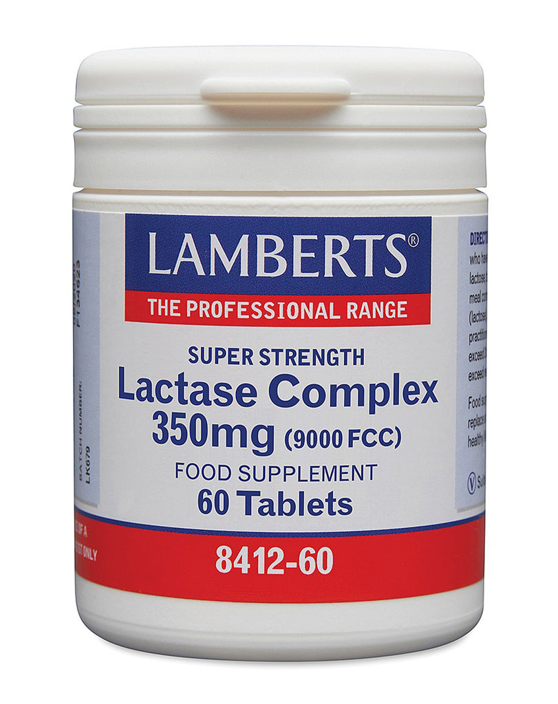 Lactase Complex 60’s to support dairy digestion and reduce discomfort.
