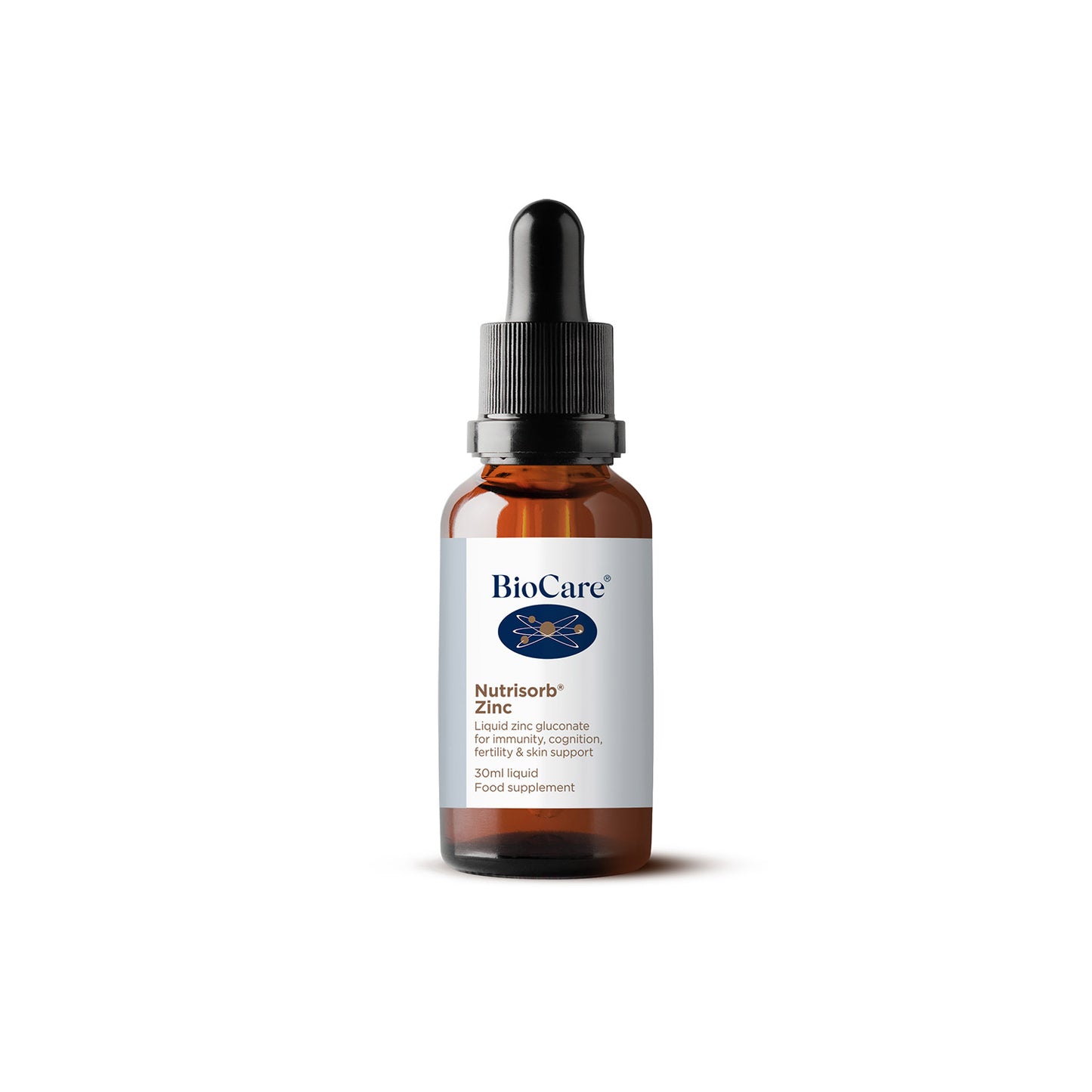 BioCare Nutrisorb Zinc 30ml liquid supplement for immune system support