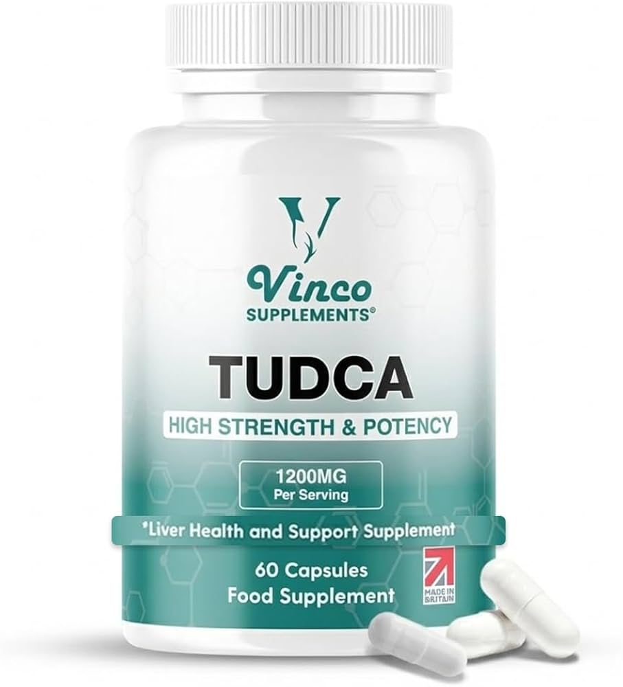 Vinco Tudca 1200mg 60 Caps to support liver health and detoxification.