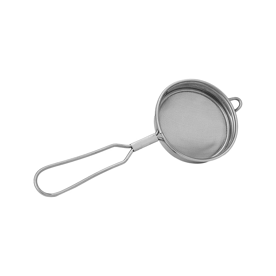 Stainless Steel Tea Strainer for loose leaf tea, durable and rust-resistant, ensures a perfectly brewed cup.
