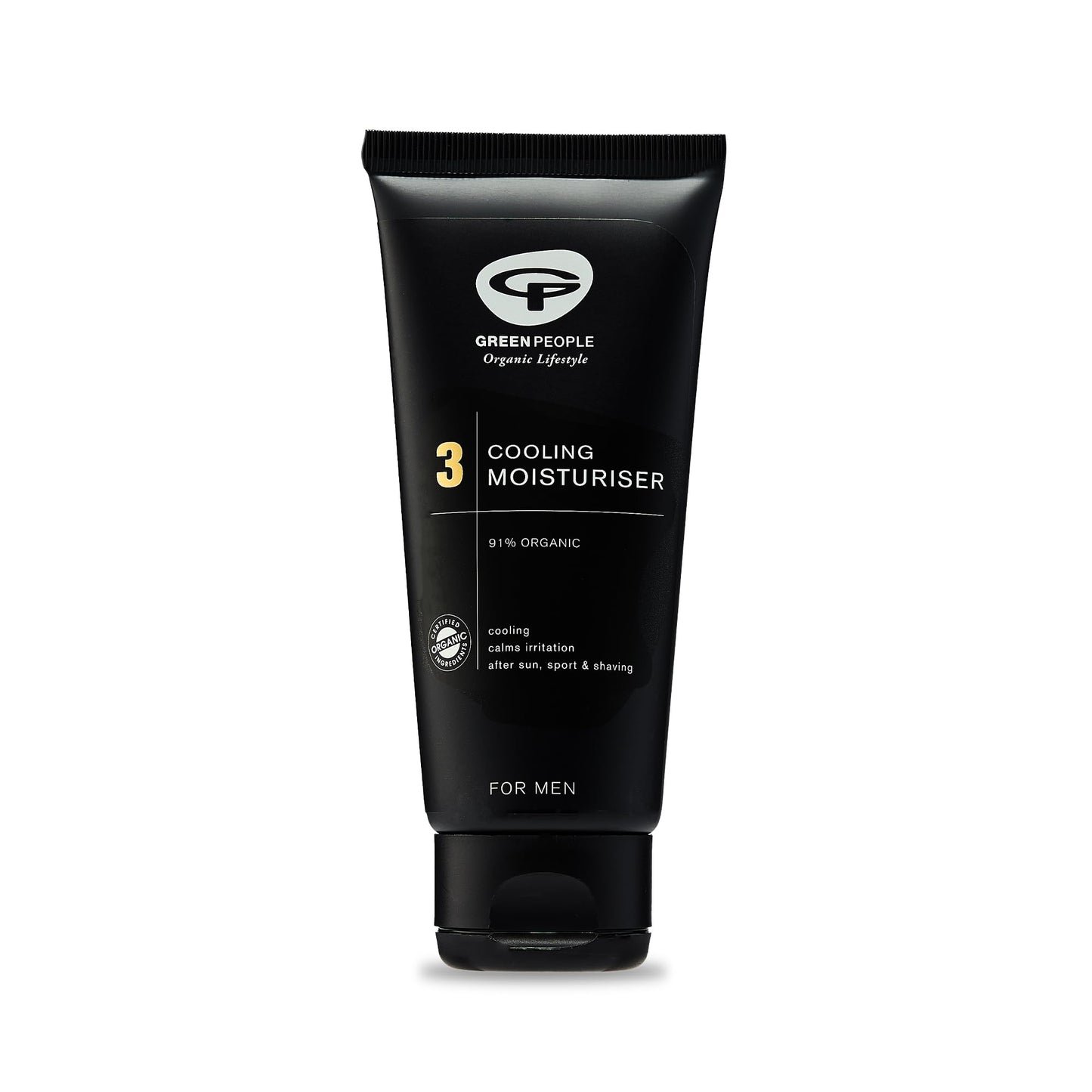 Cooling moisturiser for men, lightweight formula provides instant cooling sensation.