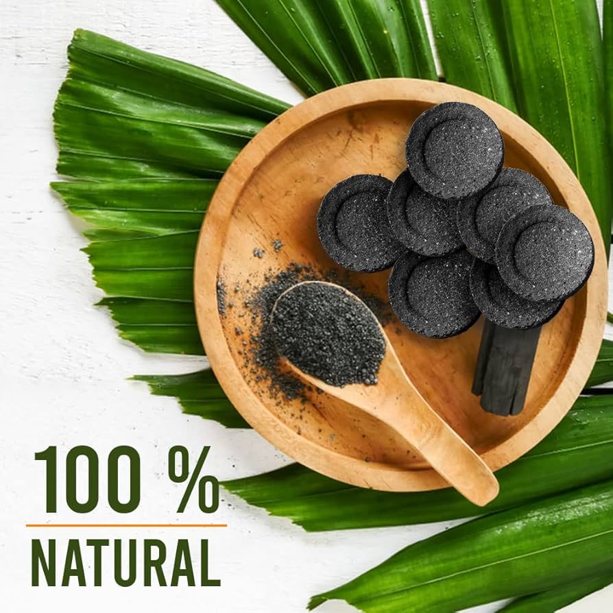 Charcoal Discs 100 for censers, evenly distributes heat