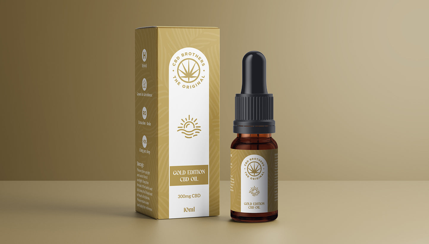 CBD Oil - Hybrid Gold 10mL, for calm & balance