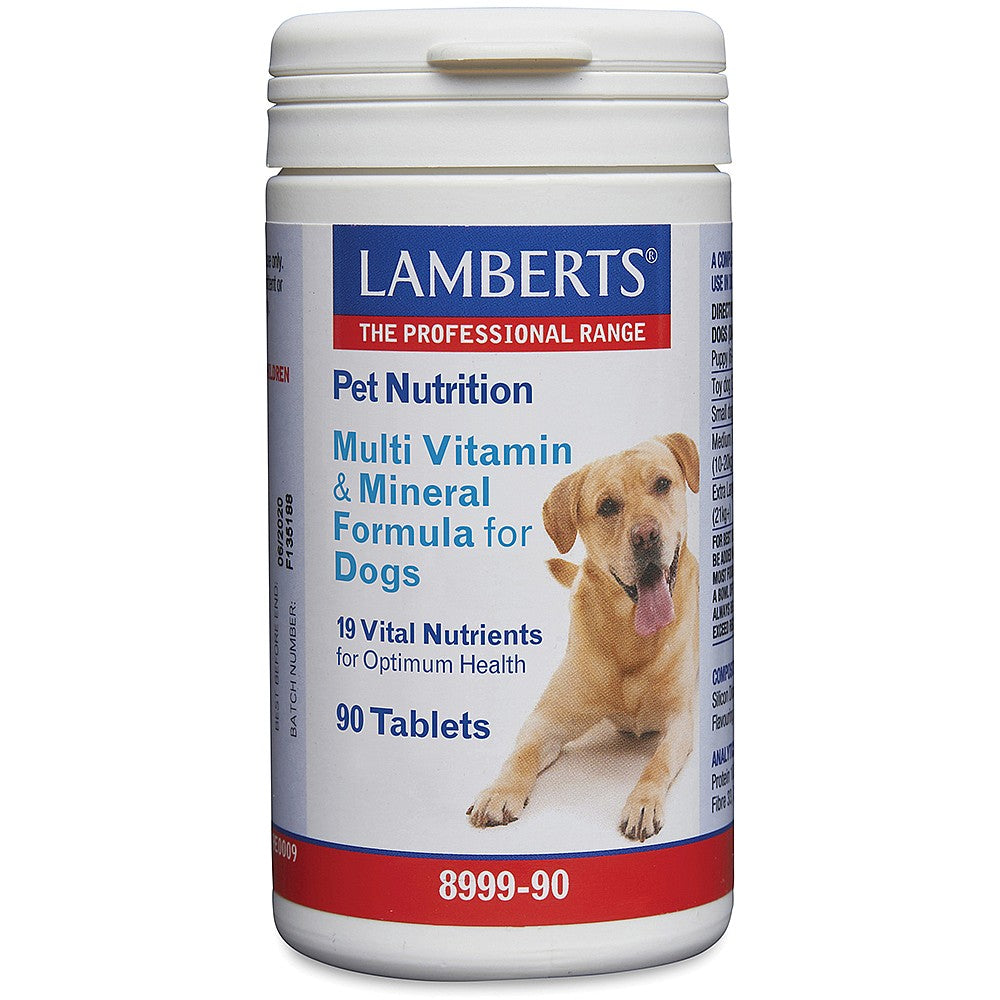 Lamberts Multi Vitamin & Minerals for Dogs: supports overall canine health and vitality