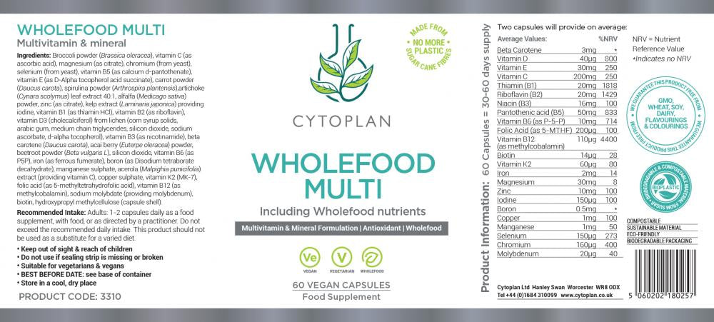 Cytoplan Wholefood Multi