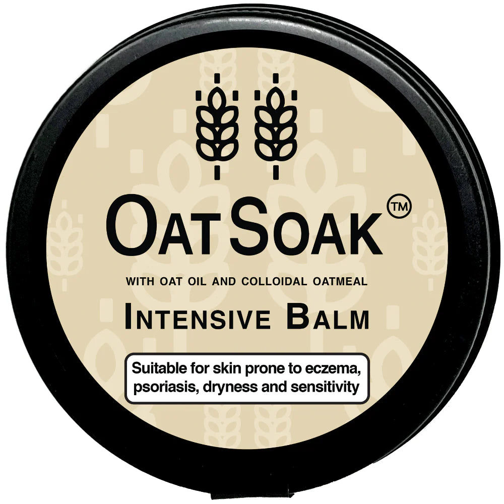 Oat Soak Intensive Balm with colloidal oatmeal for dry and eczema-prone skin.