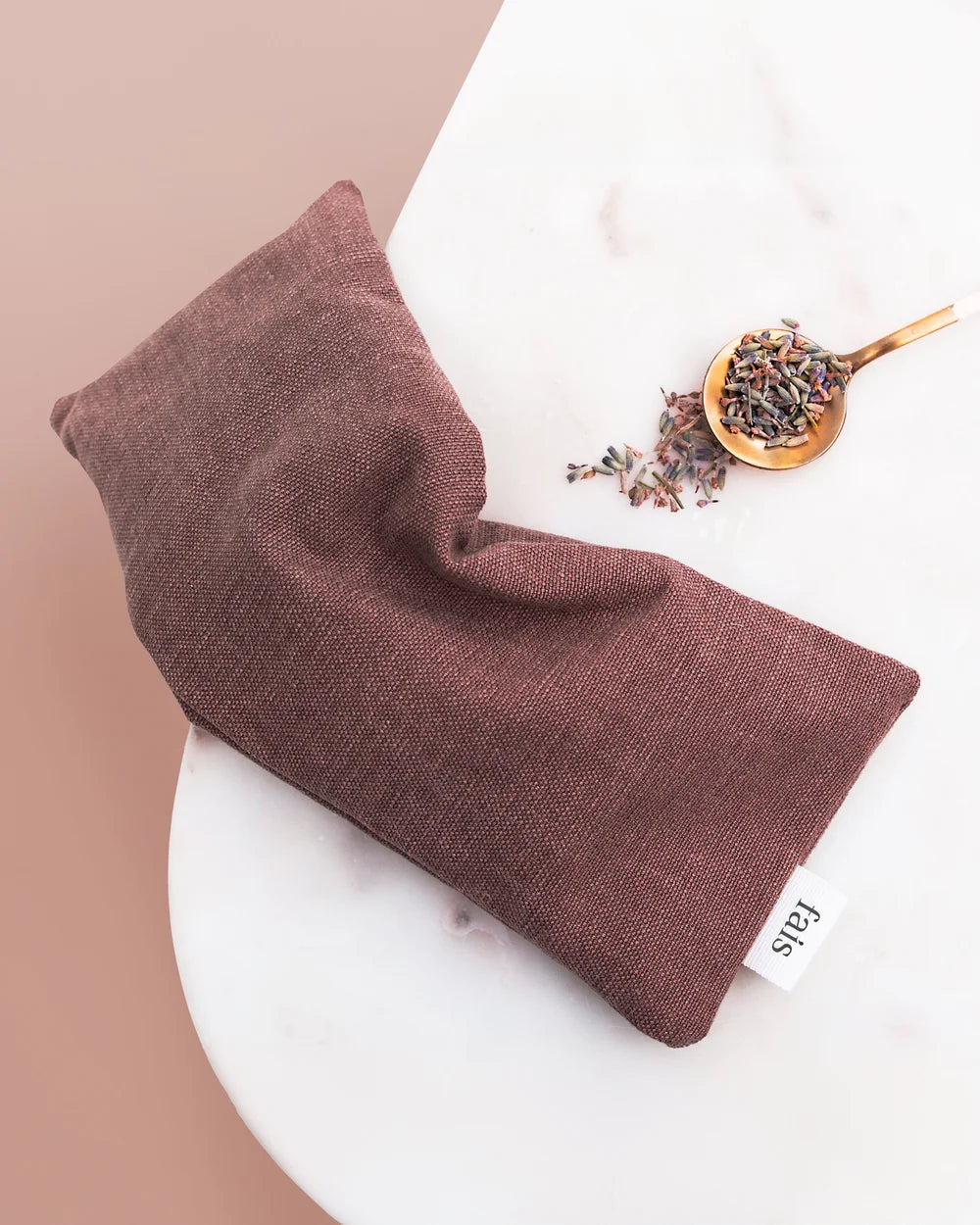 Fais Natural Linseed Eye Pillow: gentle pillow with natural linseed for relaxation.