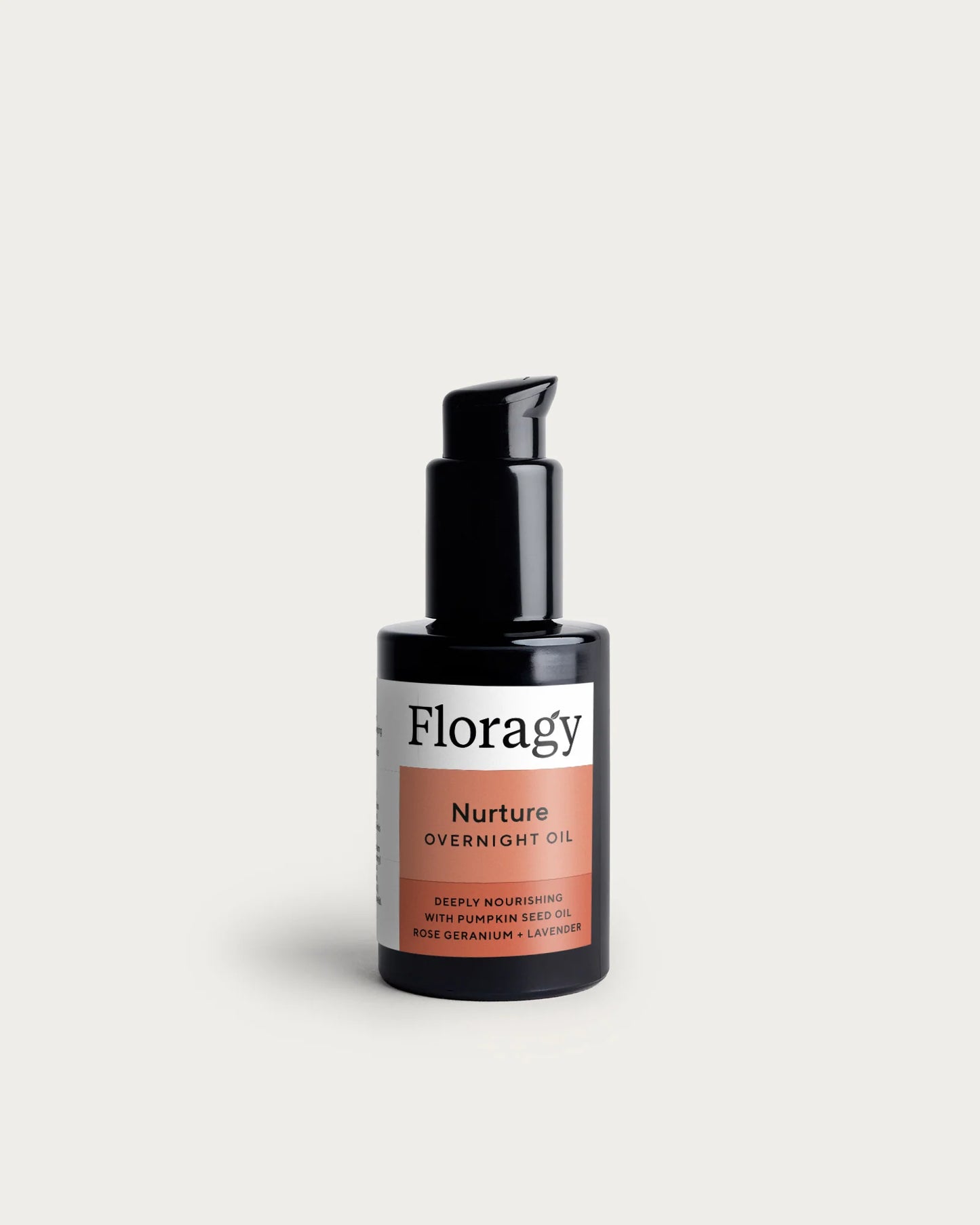 Floragy Nurture Face Oil 30ml, a nourishing overnight treatment for dry or mature skin.