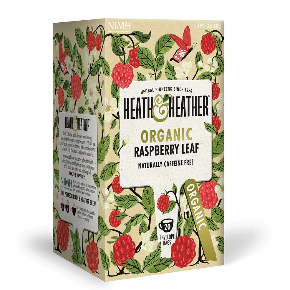 Heath & Heather Raspberry Leaf Tea - 20 Bags