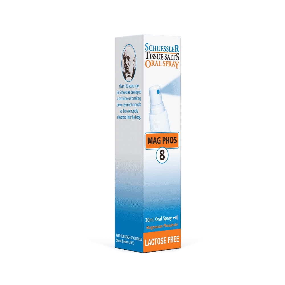 Schuessler Tissue salts oral spray mag phos 8
