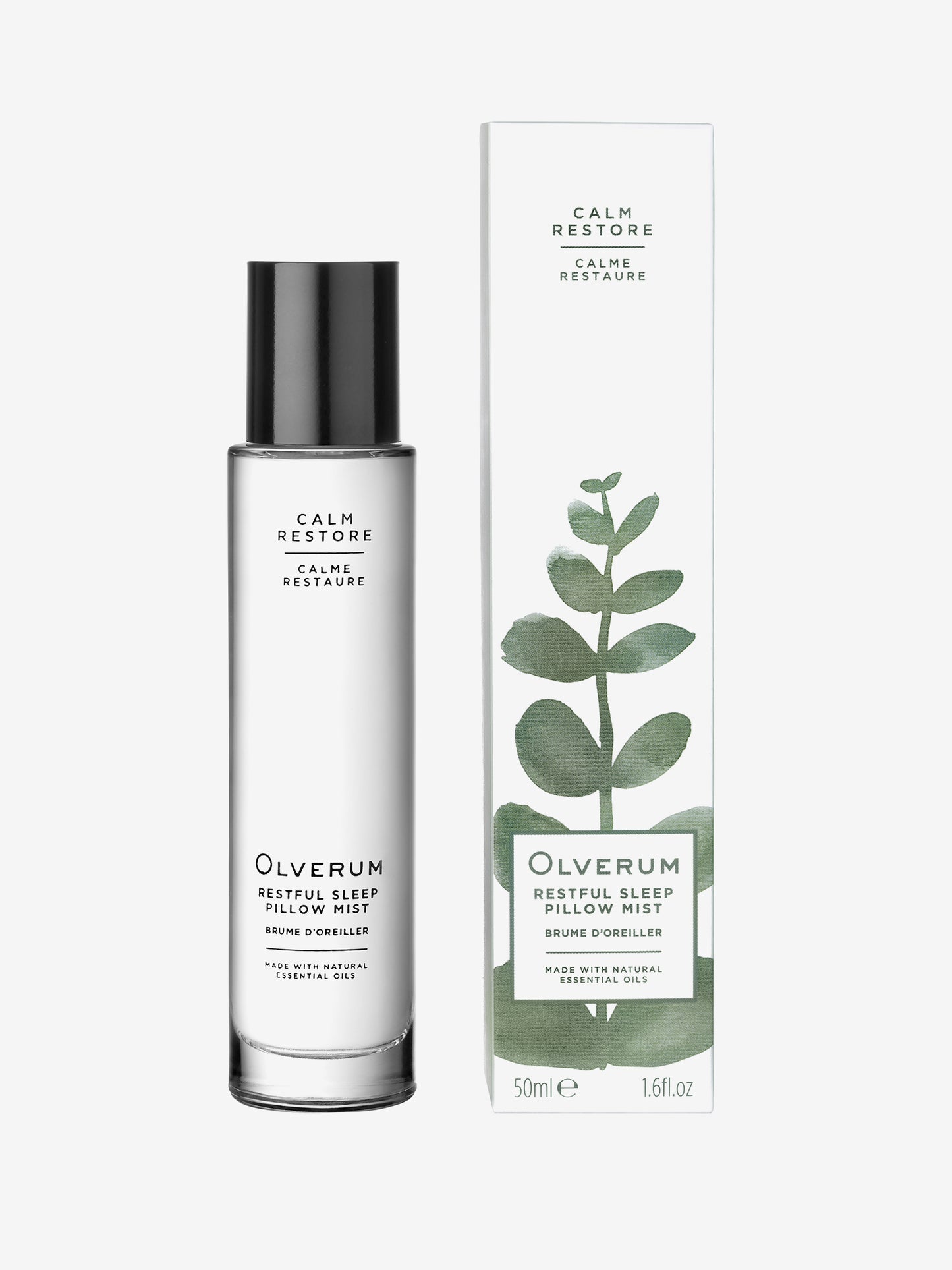 Olverum Pillow Mist: luxurious blend for relaxation and restful sleep