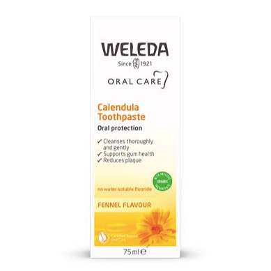 Weleda Calendula Toothpaste - 75ml – This popular toothpaste is naturally flavoured with fresh-tasting fennel.