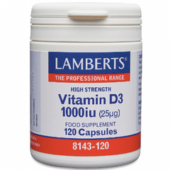 Lamberts Vitamin D3 - 120 Capsules