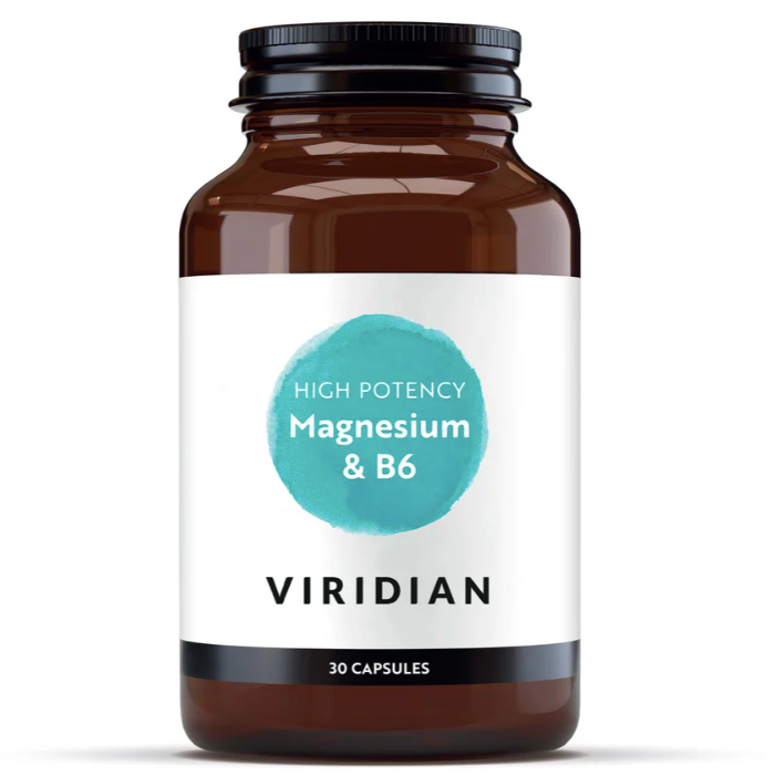 Viridian High potency Magnesium with B6 – High Potency Magnesium & B6 is ideal support for the pressures of modern lif