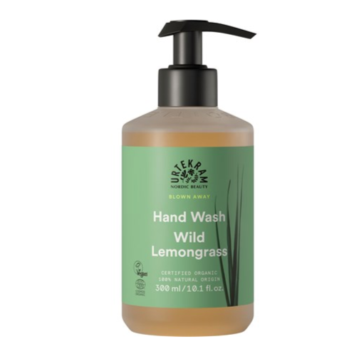 Urtekram Wild Lemongrass Hand Wash - 300ml – Urtekram Blown Away Wild Lemongrass Hand Wash is a refreshing hand soap that lea