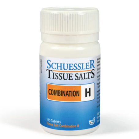 Schuessler tissue salts combination H (hayfever) - 125 capsules – Hay fever is an “allergic” condition of the mucous membrane