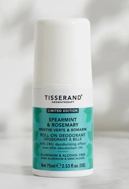 Tisserand Spearmint & Rosemary Deodorant – Stay shower-fresh and protected all day with a reviving blend of Spearmint, Rose