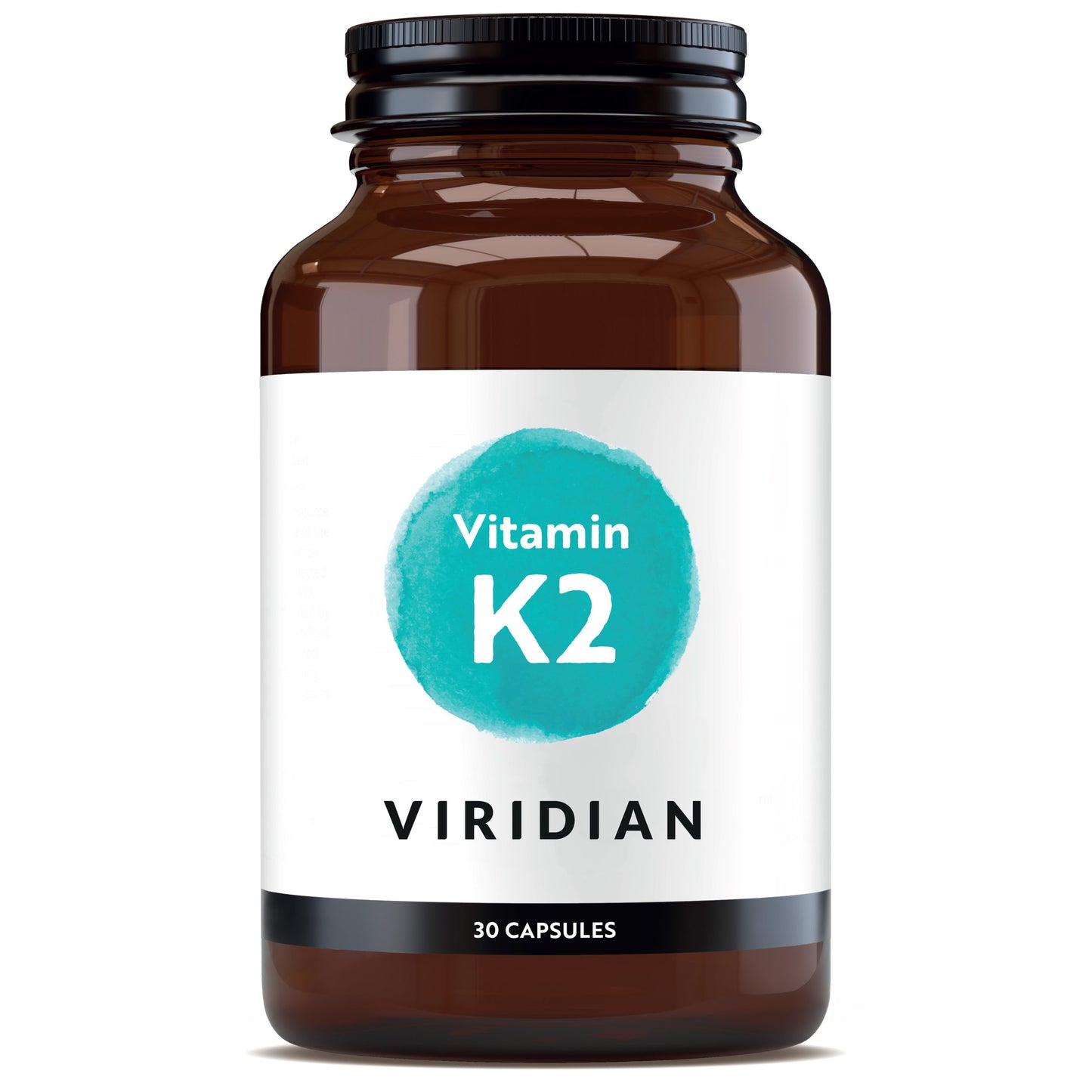 Viridian K2 30's capsules for maintaining normal bones and healthy blood clotting.