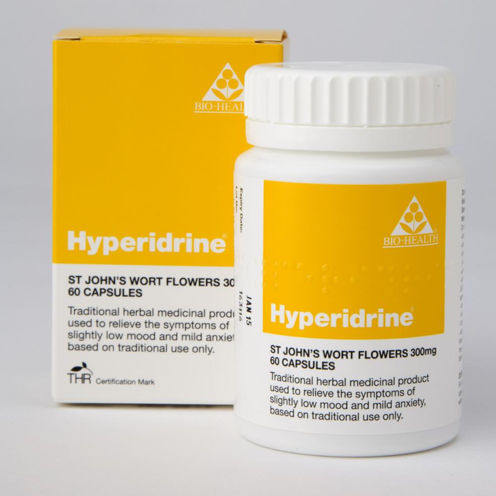 Hyperidrine 60s supplement, 60 servings for active lifestyle support.