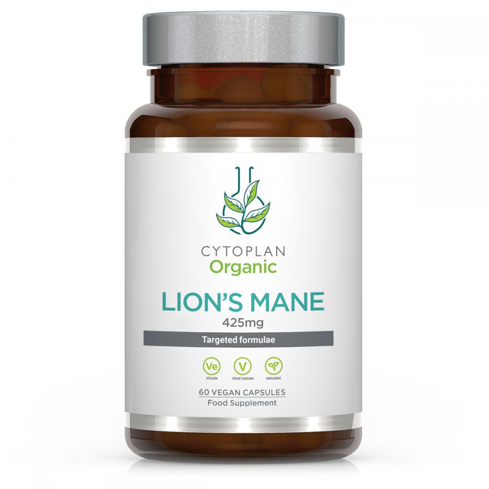 Lion's Mane 60s capsules for natural cognitive function and mental clarity support