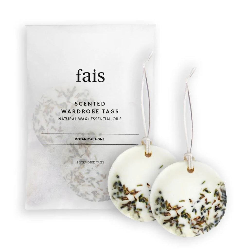 Fais 2 Scented Wardrobe Tags for long-lasting freshness in clothes and linens