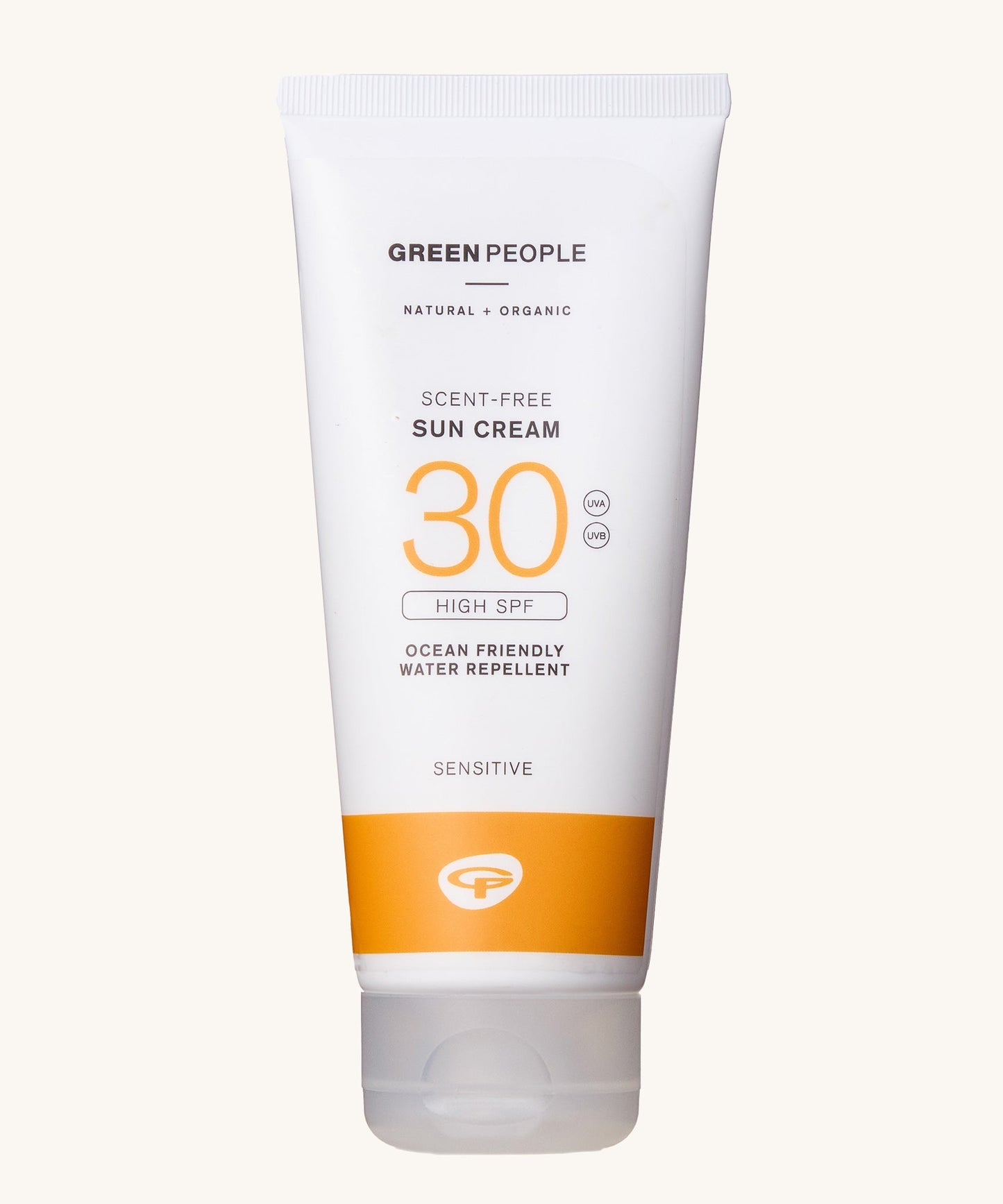 Green People Sun Cream SPF30 200mL, broad-spectrum UVA/UVB defence for sensitive skin