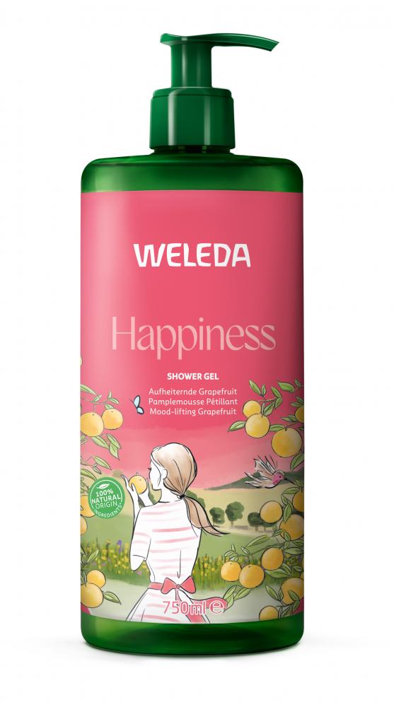 Weleda Happiness Showergel 750mL