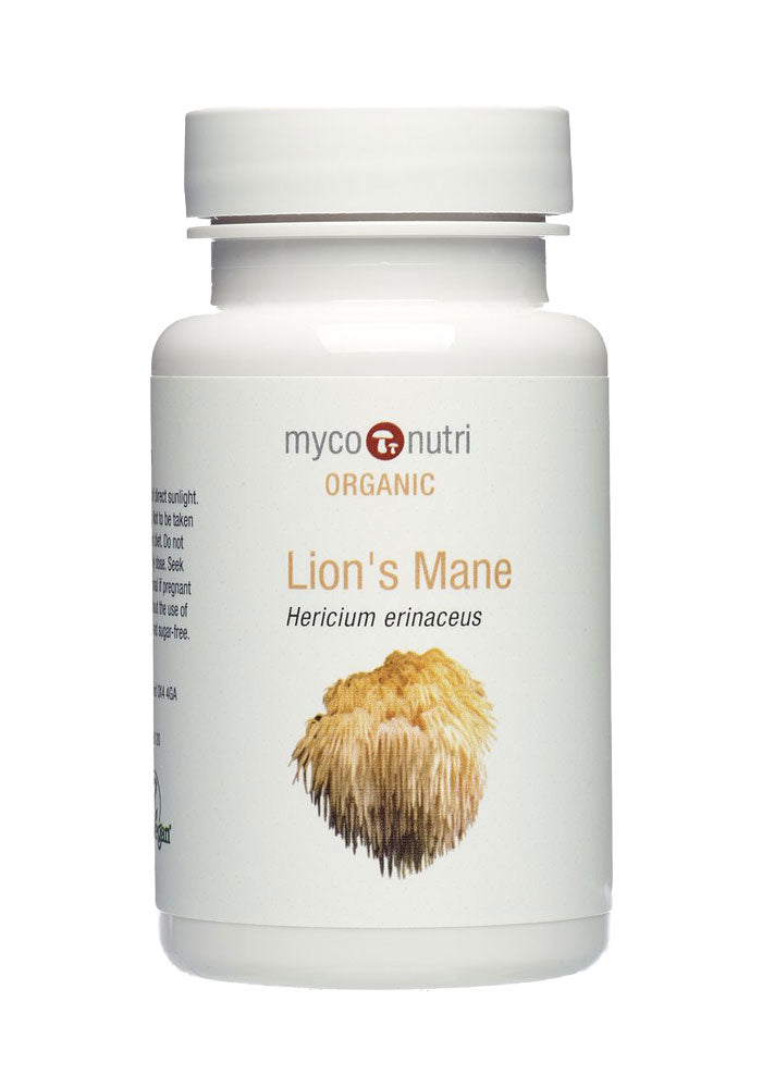 Myco Nutri Lion's Mane supplement for enhanced focus and mental clarity