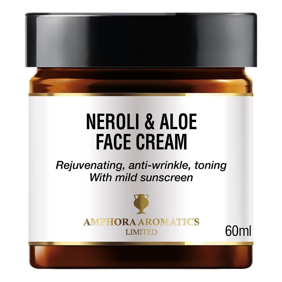 Neroli & Aloe Face Cream, soothing and rejuvenating with hydrating aloe, for soft, supple, and refreshed skin.