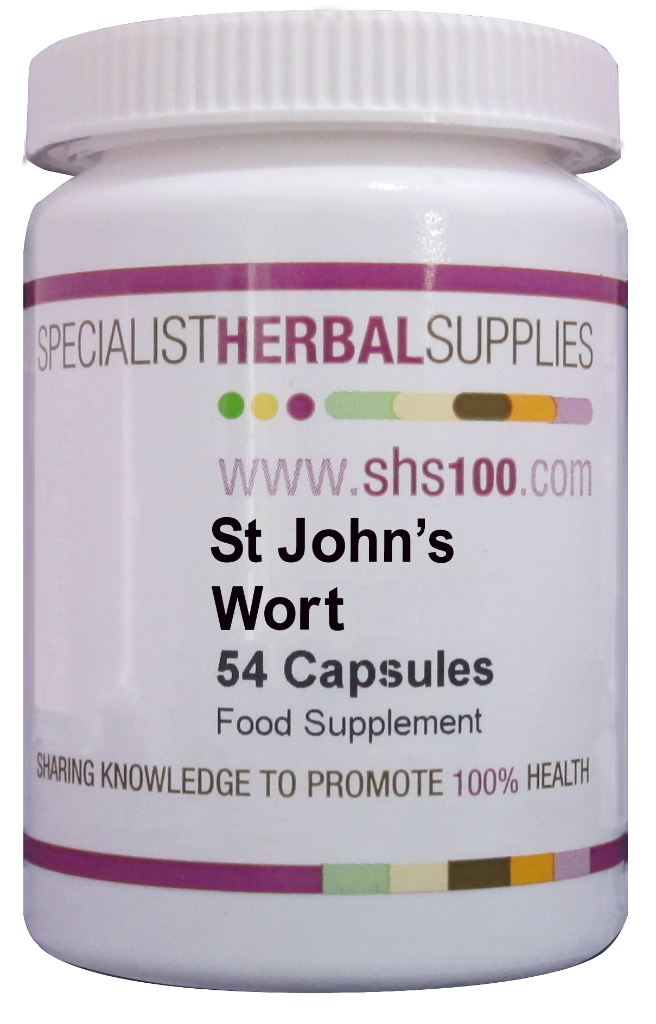 St Johns Wort capsules 54s for natural well-being support