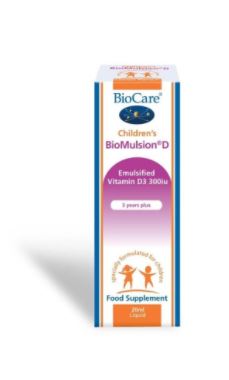 Liquid Biomulsion vitamin D drops BioCare