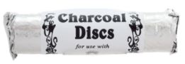 Charcoal Discs Amphora Aromatics – Discs of charcoal for use on censers with resins and incenses Evenly distributes