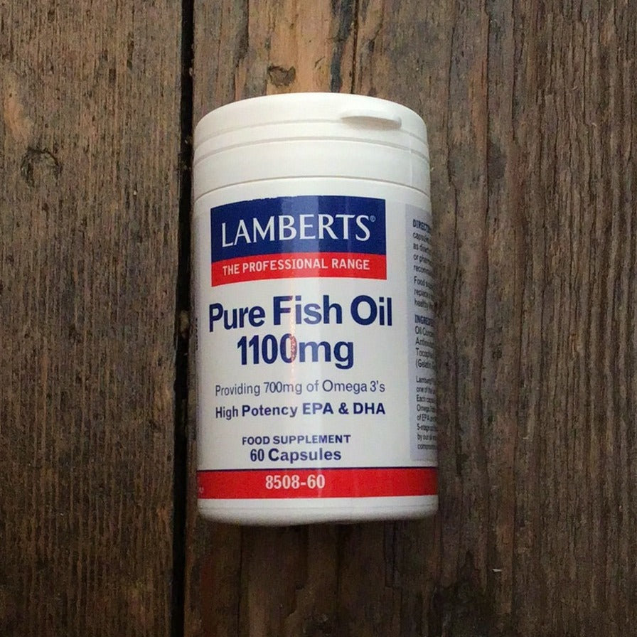 Lamberts Pure Fish Oil 1100mg - 60 Capsules
