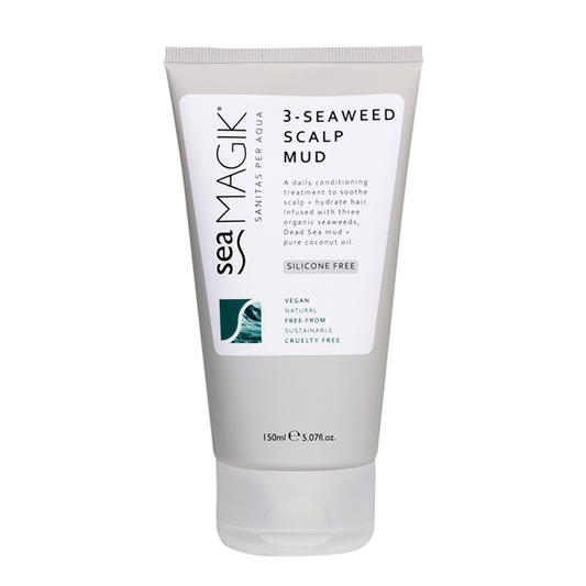 3 Seaweed Scalp Mud 150ml, infused with three seaweeds to cleanse and revitalise for a healthy scalp.