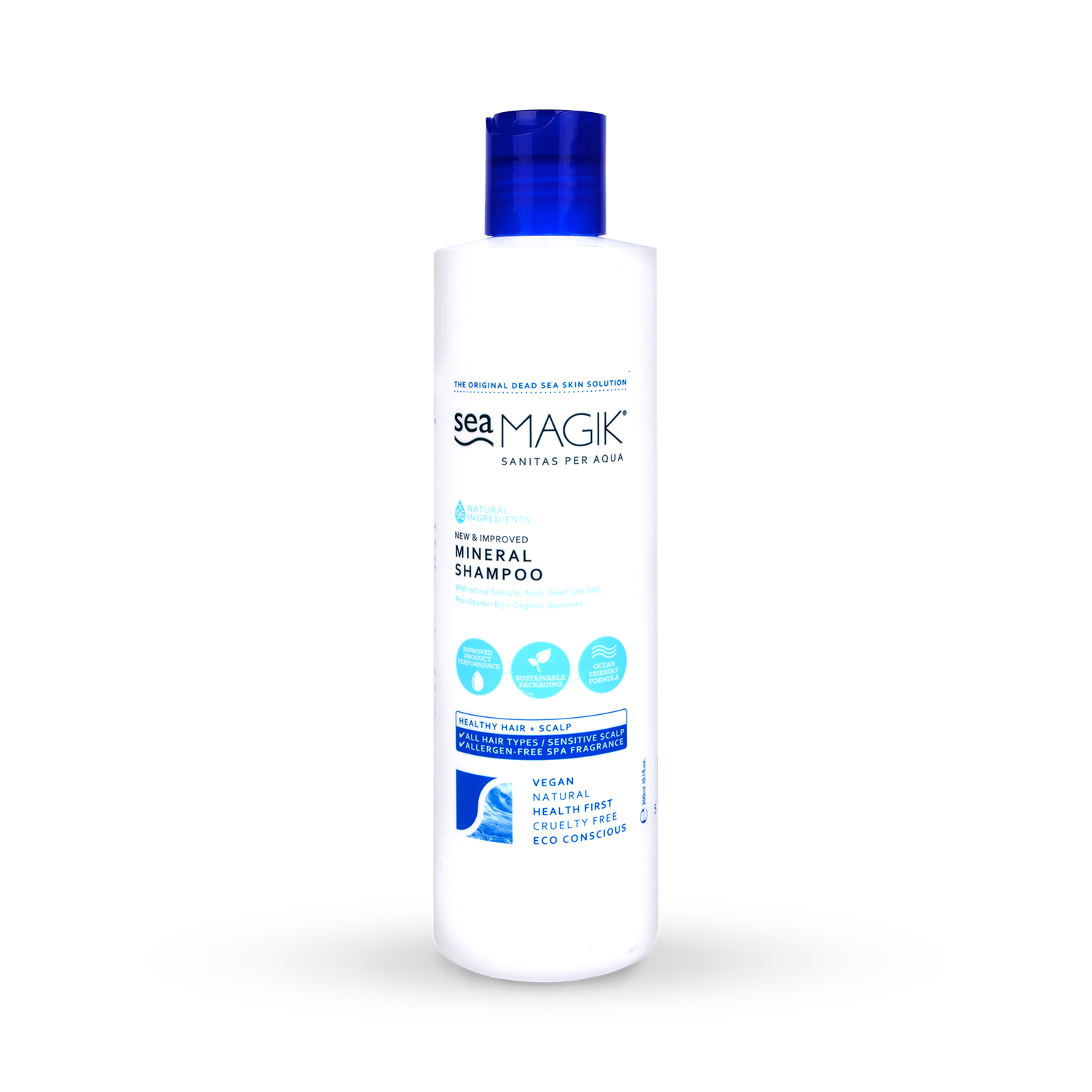 Dead Sea Spa Magik Mineral Shampoo 300ml, enriched with natural Dead Sea minerals for healthy, lustrous hair.