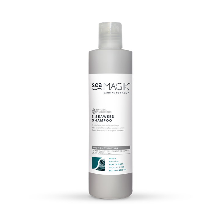 Sea Magik 3 Seaweed Shampoo for revitalising and nourishing hair with mineral-rich seaweed.