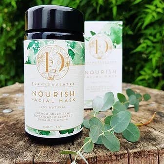 Edens Daughter Facial Mask for radiant, hydrated, and purified skin, revealing a natural, healthy glow.