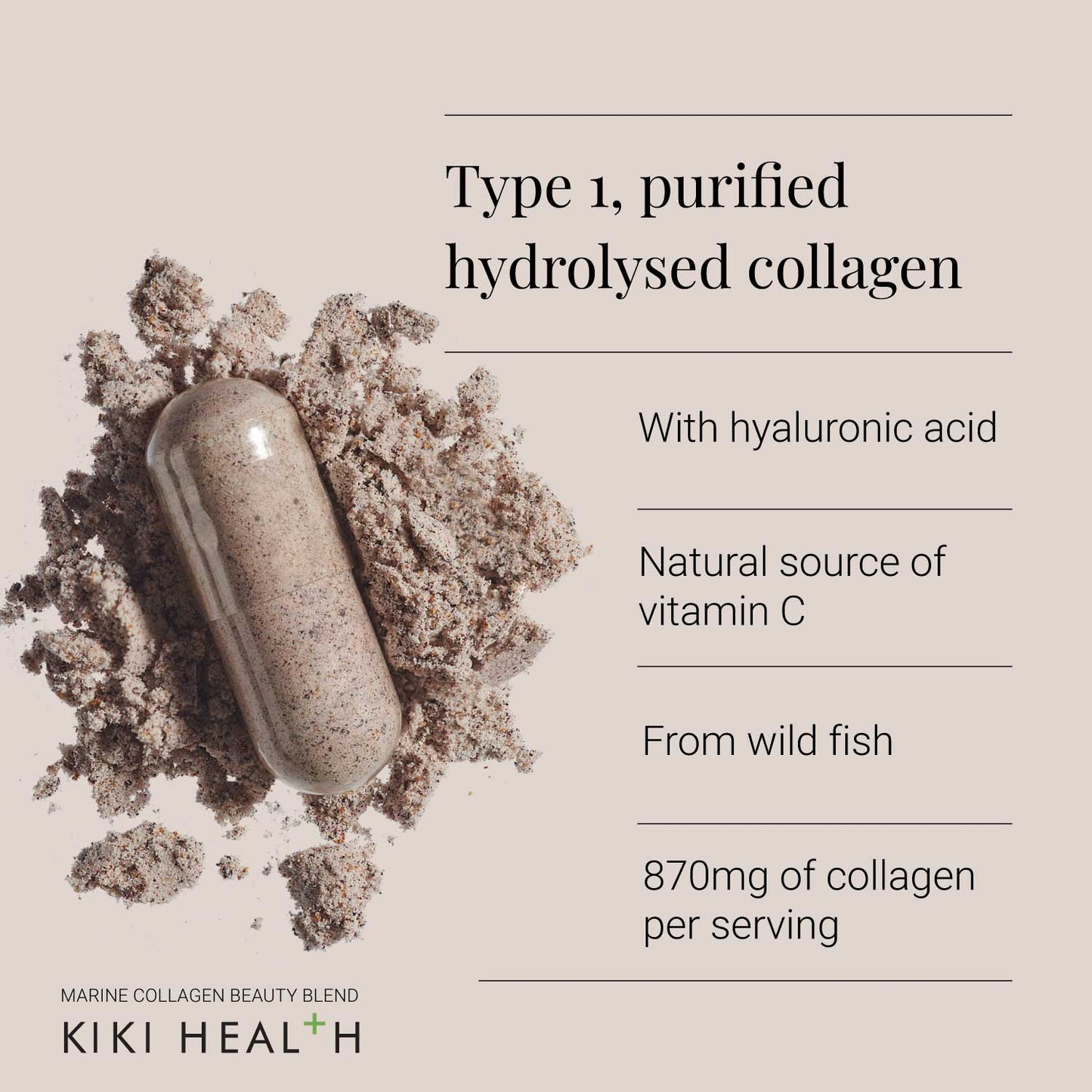 KIKI Health - Marine Collagen Beauty Blend -150 Vegicaps