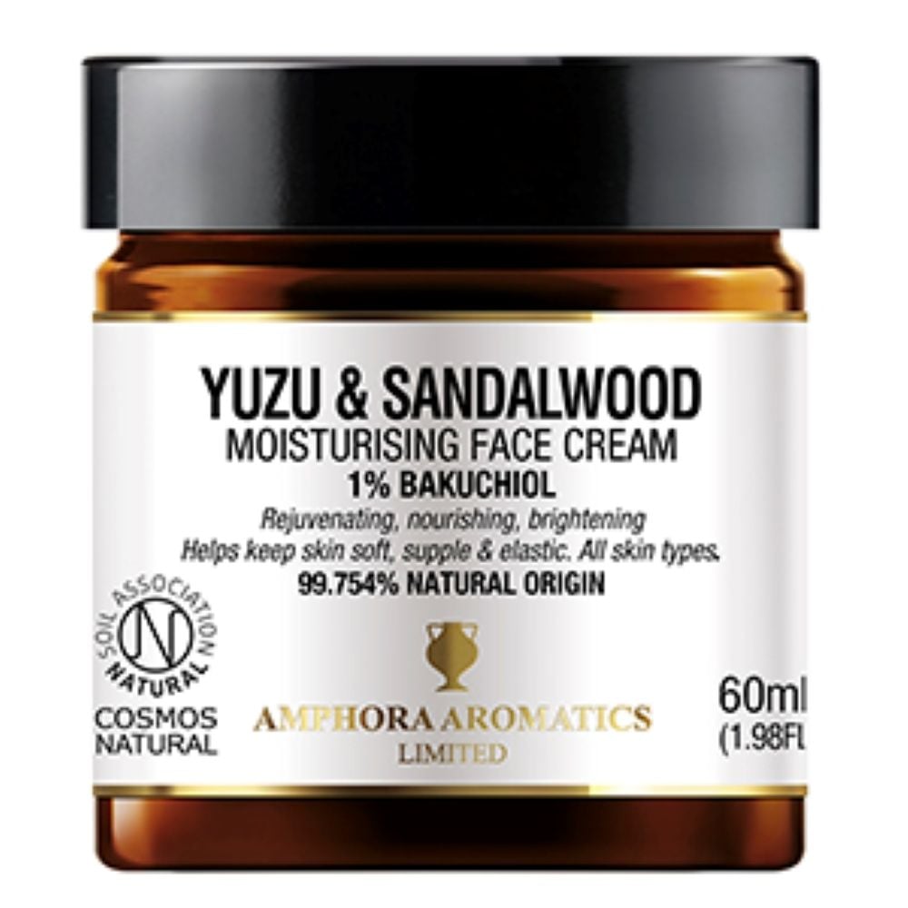 Amphora Yuzu and Sandalwood Cleansing Balm: Gently removes impurities and makeup for soft, nourished skin.