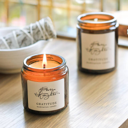 Gratitude Meditation Soy Wax Candle