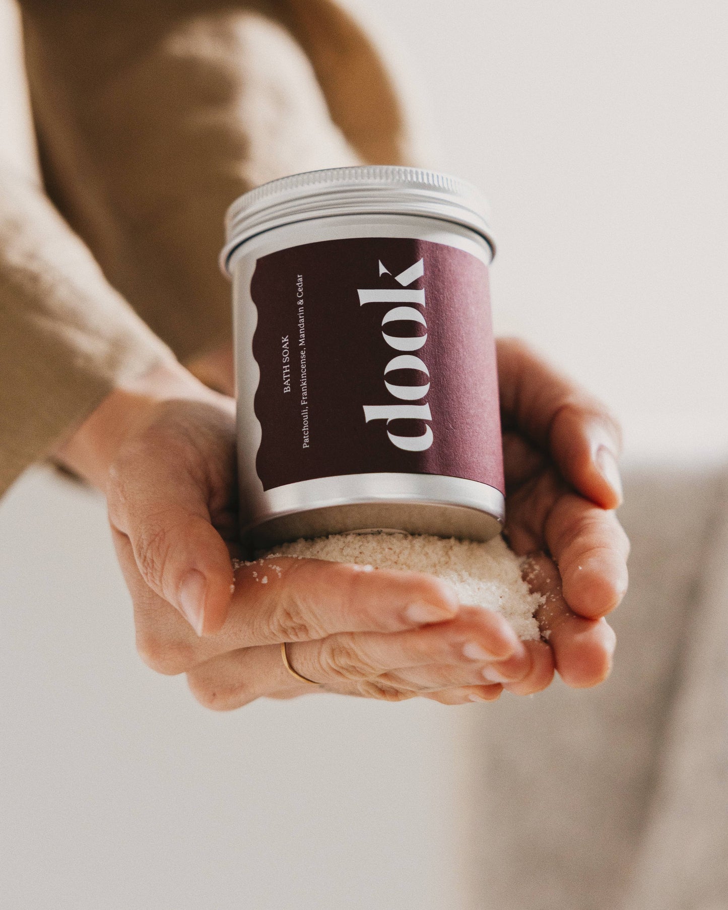 Dook - Scottish Salt Soap - New - Bath Salts - Patchouli, Frankincense, Mandarin & Cedar