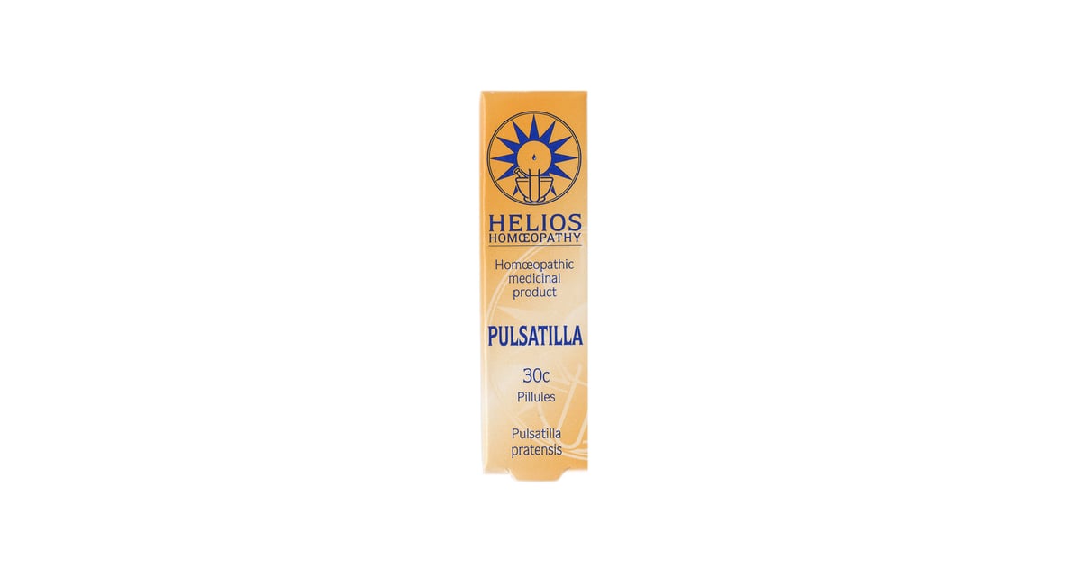 Helios Pulsatilla pillules, traditional homeopathic remedy for a gentle, natural approach.