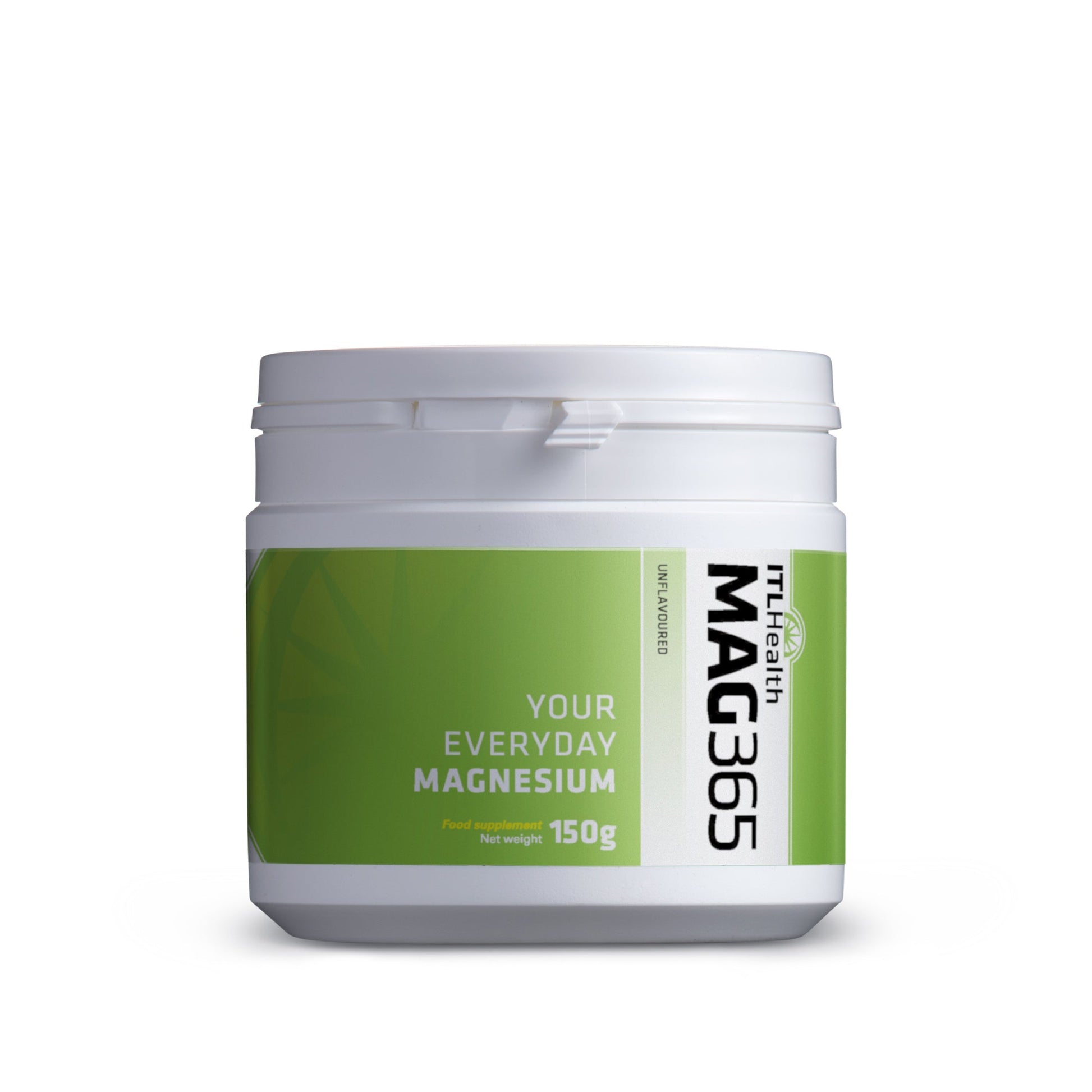 Mag 365 Natural 150g premium magnesium supplement for tiredness and fatigue.