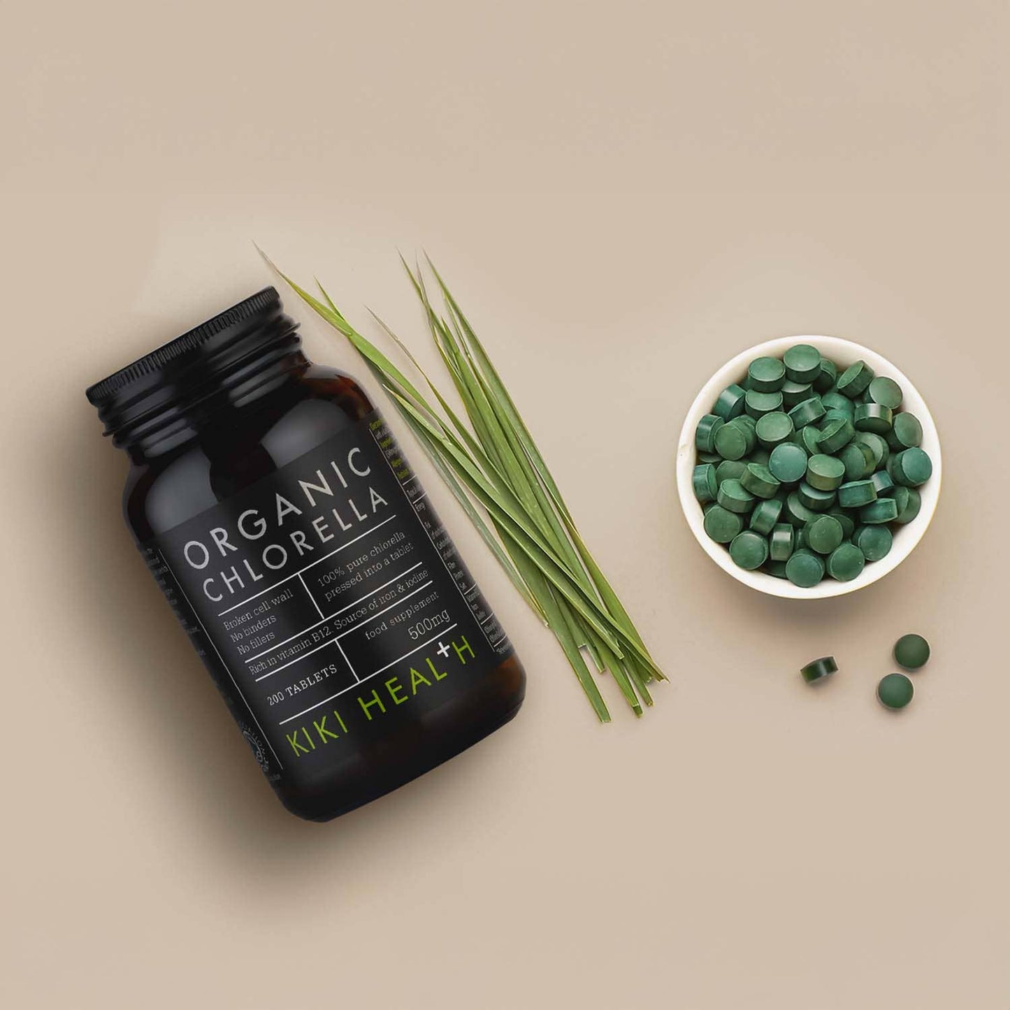 KIKI Health - Organic Premium Chlorella 200 Tablets