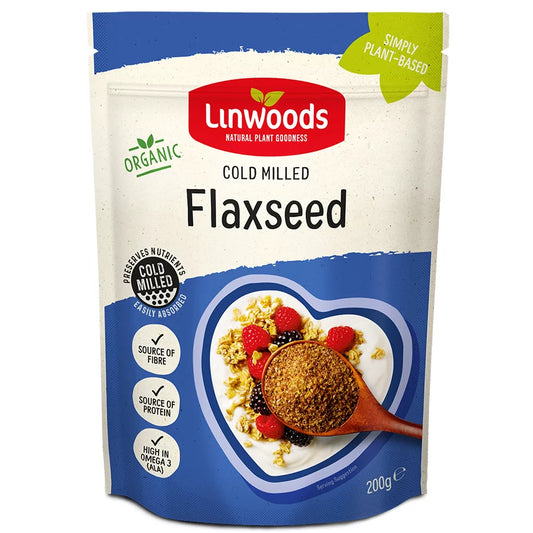 Linwoods Milled Flaxseed: versatile & nutritious with omega-3s, fibre, and lignans for overall well-being.