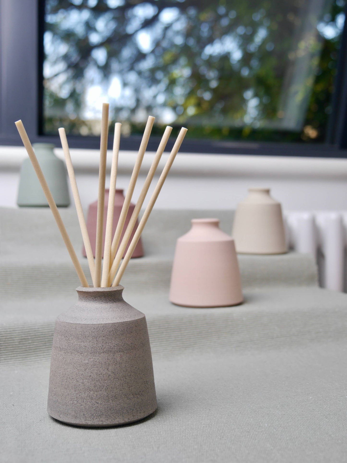 Handmade Ceramic Reed Diffuser, Luxury Home Decor  
