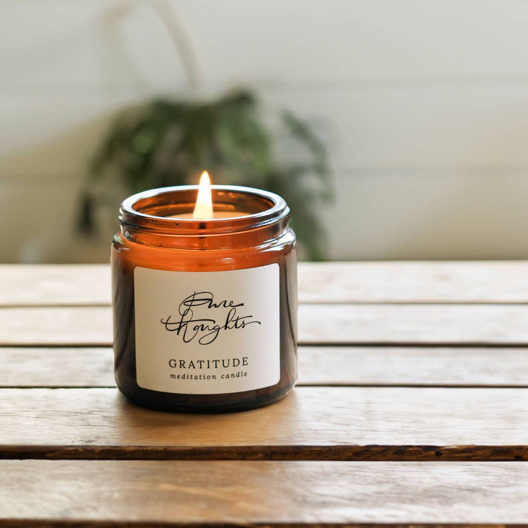 Gratitude Meditation Soy Wax Candle