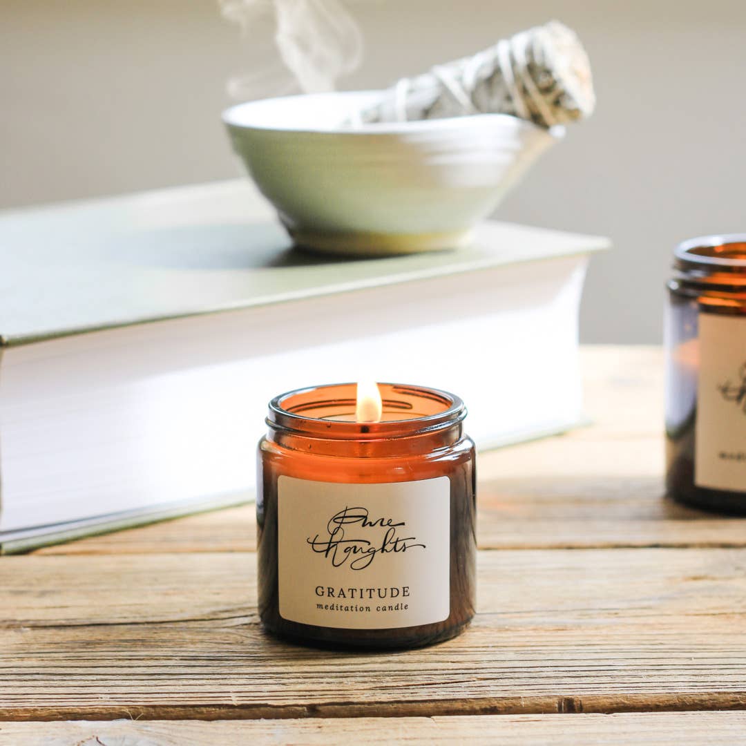 Gratitude Meditation Soy Wax Candle