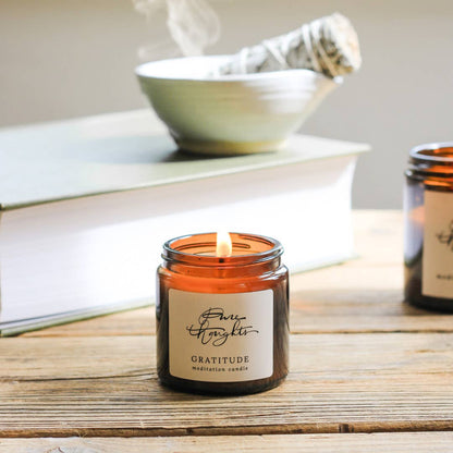 Gratitude Meditation Soy Wax Candle